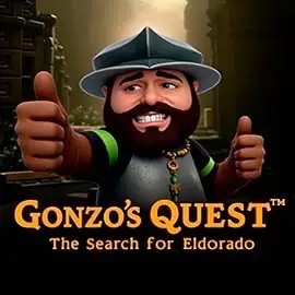 Official Slots logo: Gonzo's Quest by NetEnt at Betrepublic Casino